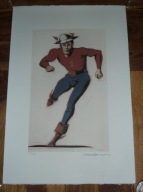 MEL RAMOS - The Flash #2 (1962) - 57cm x 38.5cm -POP ART- (WARHOL, BANKSY)