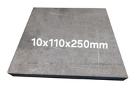 Blacha stalowa płaskownik formatka z blachy 10mm 110x250mm
