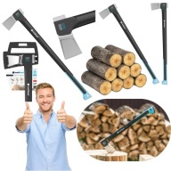 SIEKIERA ROZŁUPUJĄCA DUŻA DO ŁUPANIA DREWNA MOCNA SOLIDNA TOPOREK CELLFAST