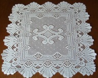 kwadratowa serwetka ecru 40x40 cm