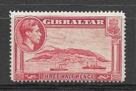 Gibraltar xx N390 marynistyka MNH VF SG123 35funtów