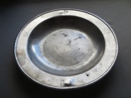 POLSKA MARYNARKA WOJENNA LWP METALOWY płytki TALERZ sygn. : SHL - 1957 - 2