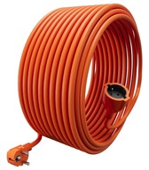 PRZEDŁUŻACZ KABEL OGRODOWY BUDOWLANY UNIWERSALNY DO OGRODU KOSIARKI 30m