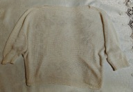 Szeroki Sweterek Bialy