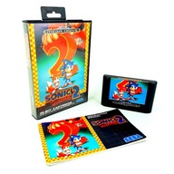 SONIC THE HEDGEHOG 2 SEGA MEGA DRIVE ENG