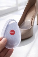 Wkładki żelowe, ochronne pod przednią cześć stopy, bezbarwne