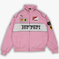 Kurtka FERRARI F1 różowa racing bomberka M