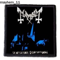 Naszywka Mayhem " De Mysteriis....