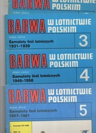 Barwa w Lotnictwie Polskim Samoloty linii lotniczych 1919-1981 komplet