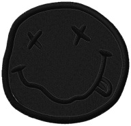 Termo Naszywka NIRVANA Face Smile Muzyczna Rock Haftowana Naprasowanka