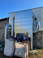 Instalacja odpylania na filtr podciśnieniowy orurowanie falownik ABB