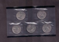 USA - 2002 rok - zestaw menniczy - 5 monet 1/4 Dolar - mennicze - mennica D