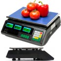 Waga Sklepowa Elektroniczna 40 kg LCD Waga Handlowa z Wyświetlaczem