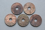 FRANCJA 25 CENTYMÓW 1918-1932 ZESTAW 5 SZT.