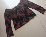 Now bluzka hiszpanka XL 46 48 tiul boho turecki wz