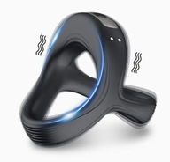 PIERŚCIEŃ EREKCYJNY NA PENISA WIBRUJĄCY 3 w 1 USB