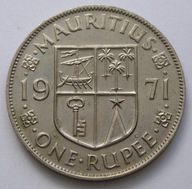 Mauritius 1 rupee 1971 - królowa Elżbieta II - stan 2