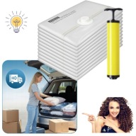 WOREK PRÓŻNIOWY NA CIUCHY UBRANIA ODZIEŻ MONOLOG 40X60 CM 10 SZT Z POMPKĄ