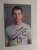 Zdjęcie 10x15 autograf Polska Jakub Kamiński Katar 2022 turniejowe