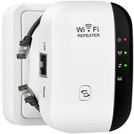 WZMACNIACZ SYGNAŁU WiFi MOCNY ZASIĘG REPEATER 300MB/S NIE PRZERYWA