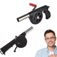 DMUCHAWA RĘCZNA DO ROZPALANIA GRILLA PIECA KOMINKA OGNISKA BBQ MOCNA KORBKA