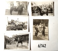 zdj .Dzieci na koniach/lata 30-40/5szt.