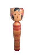 Oryginalna japońska lalka kokeshi typ tradycyjny rodzina Yamagata 30,5 cm