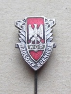 Odznaka LWP Wzorowy Żołnierz WOP miniaturka