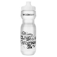 BIDON ROWEROWY SPORTOWY 750ML BPA FREE Z USTNIKIEM SZCZELNY TRANSPARENTNY