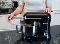 Robot Planetarny Kuchenny RUHHY 4,5L Wielofunkcyjny Mikser do Ciasta CZARNY