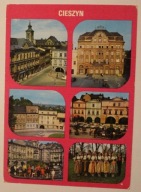 CIESZYN. Rynek. Hotel "Pod Jeleniem". Ulica Mennicza. Kamieniczki