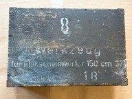 Skrzynka narzędziowa drewniana do reflektora 150 cm. M. 37 Flakscheinwerfer