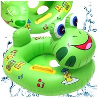 KOŁO DMUCHANE SIEDZISKO DO PŁYWANIA DLA DZIECI ŻABKA 70 CM