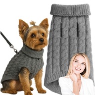 UBRANKO DLA PSA KOTA SWETEREK CIEPŁY ZIMOWY SWETER UBRANIE JESIEŃ ZIMĘ GOLF