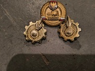 korpusówkI państwowa straż pożarna plus odznaka wzorowy kierowca prl retro