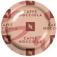 Kapsułki PŁASKIE Nespresso CAFFE NOCCIOLA Orzechowe 50szt F-ra