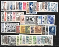 ##ROCZNIK 1954 ZBIÓR** / 53 zn czyste / do uzupełnienia - FISCHER tom II