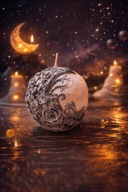 Świeca zapachowa księżyc prezent dzień kobiet matki wiosna ozdoba