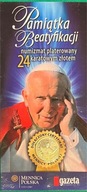 Bogosławiony Jan Paweł II. Numizmat - pamiątka beatyfikacji Jana Pawła II