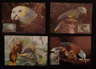 St Vincent 1989, WWF: ptaki papuga Karty maksimum