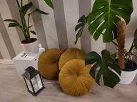 Poduszka welurowa okrągła WELUR GŁADKI