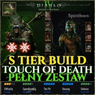 Diablo 4 IV | TOUCH OF DEATH ZESTAW| 800 Item Power| 2 GREATER AFFIX