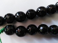 H6- SZMARAGD NILU - kula faset - 7-8mm - 15sztuk