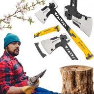 SIEKIERA CIESIELSKA 3W1 KUTA HARTOWANA STAL MŁOTEK KLUCZ 910G POWERMAT