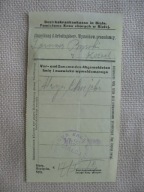 BIAŁA k/BIELSKO OŚWIĘCIM KĘTY WYMELDOWANIE PRACODAWCY KASA CHORYCH 1940