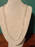 Naszyjnik ze szkła kryształowego 58,5 cm