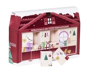 KALENDARZ ADWENTOWY ŚWIĄTECZNY DOMEK ESSIE PUSTE 24 PUDEŁKA PREZENTOWE