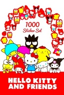 HELLO KITTY KUROMI NAKLEJKI MOTYWACYJNE Mega Zestaw 1000 szt.