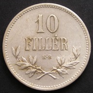 Austro - Węgry 10 filler 1916