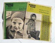 Wykroje i wzory 1964 2 sztuki